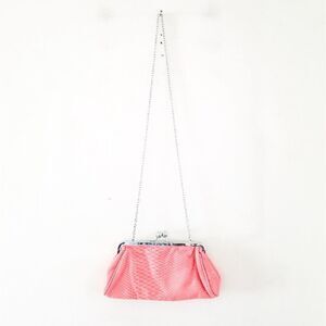 Expressions NYC clutch with metal shoulder bag